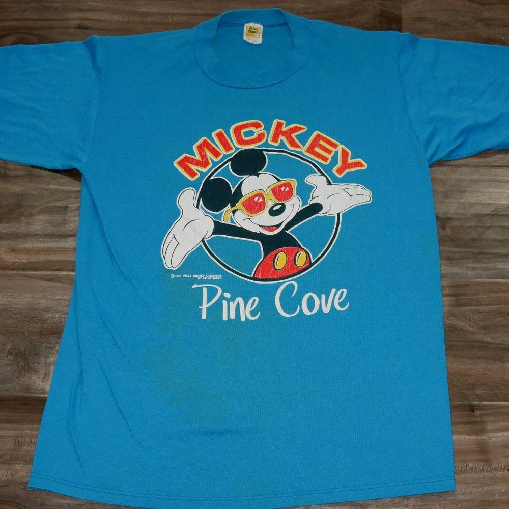 80's Disney Mickey Mouse Pine Cove T-Shirt - Picture 2 of 7